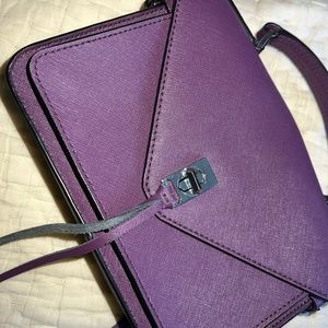 kate spade new york Women's Crossbody Bag - Burgundy real leather